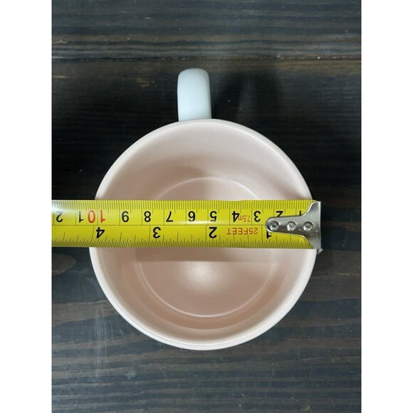 “You’re My Favorite” Mug White Floral Pink Inside Cup 16 OZ Large Oversized - Picture 5 of 6